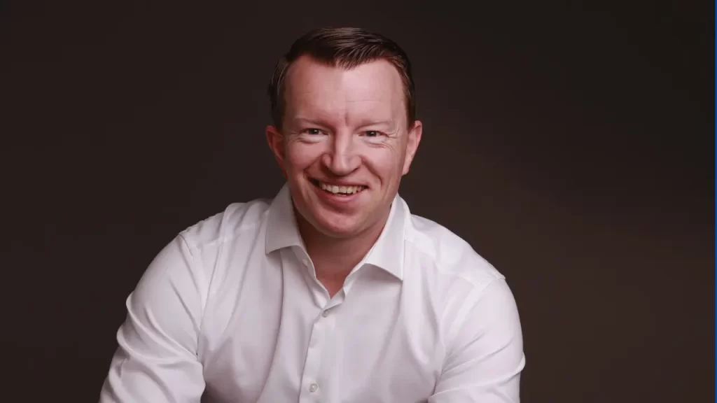 Portrait of British leadership coach, David White